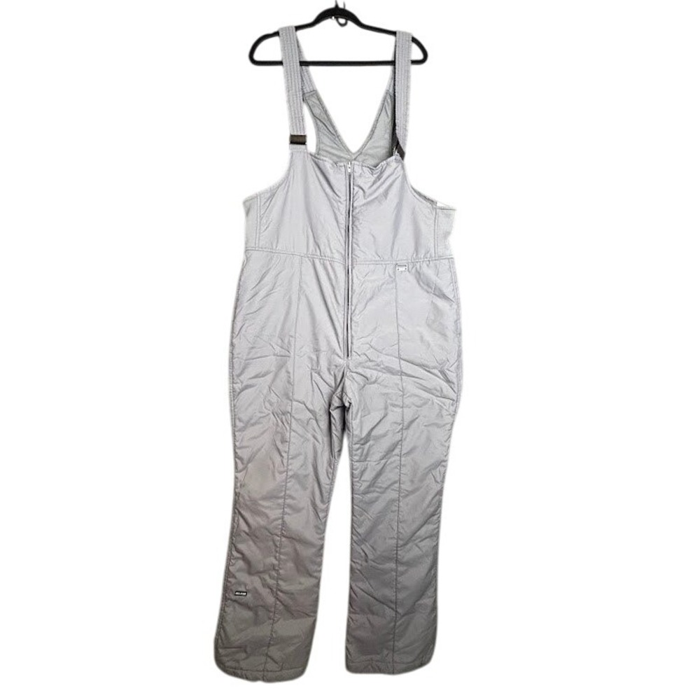 Vintage Maxim‎ Mens XXL Ski Snow Bibs Overalls Winter Padded Insulated Gray